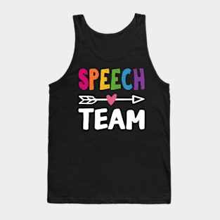 Speech Team Tank Top